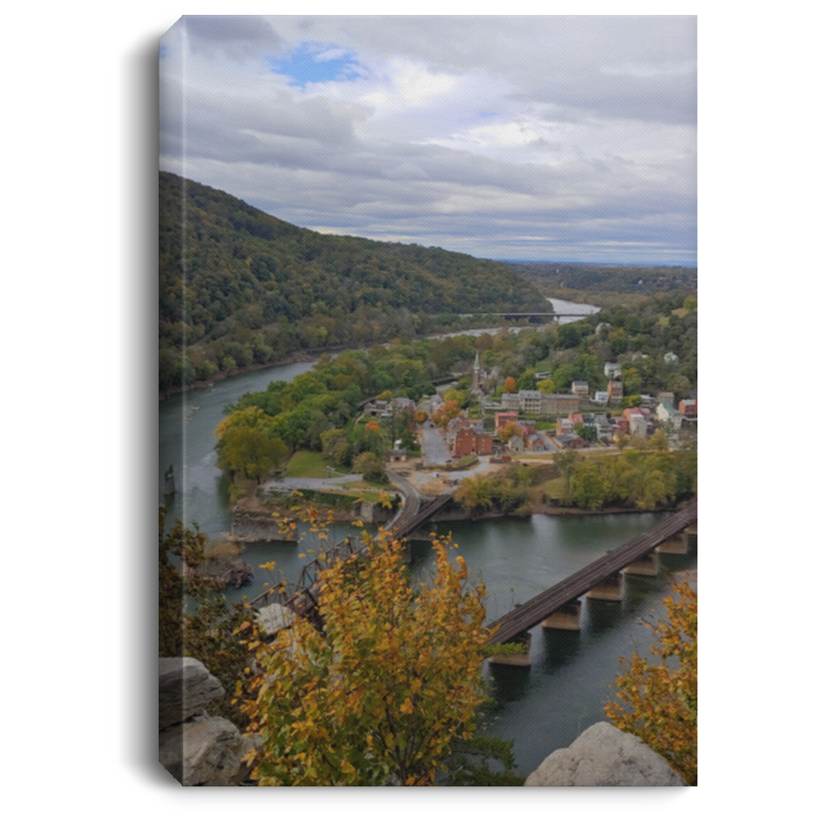 Harpers Ferry Portrait Canvas (Rectangle - Small/Med Sizes)