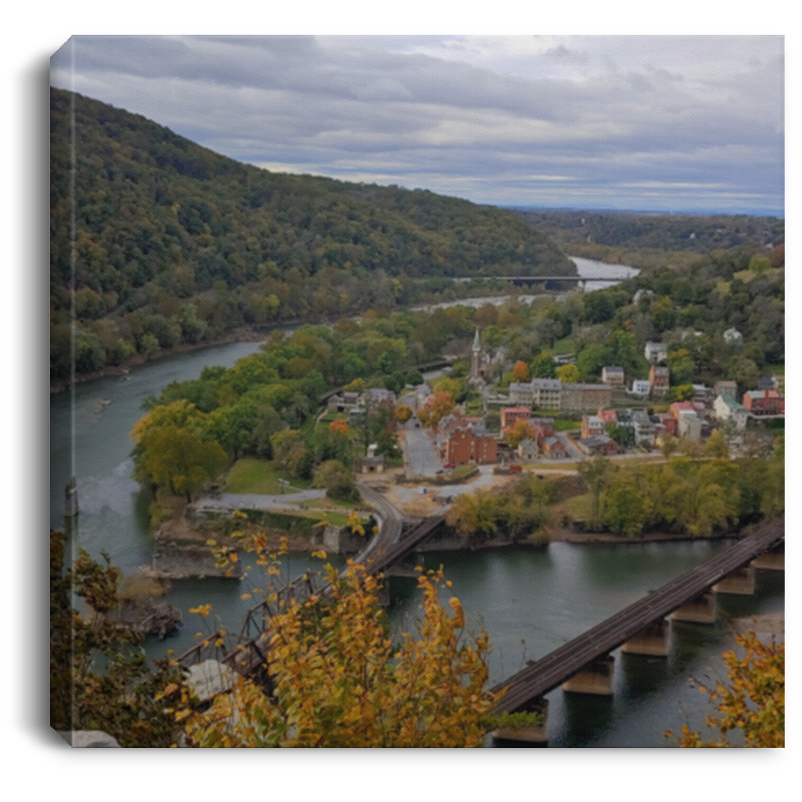 Harpers Ferry Portrait Canvas (Square - Small/Med Sizes)