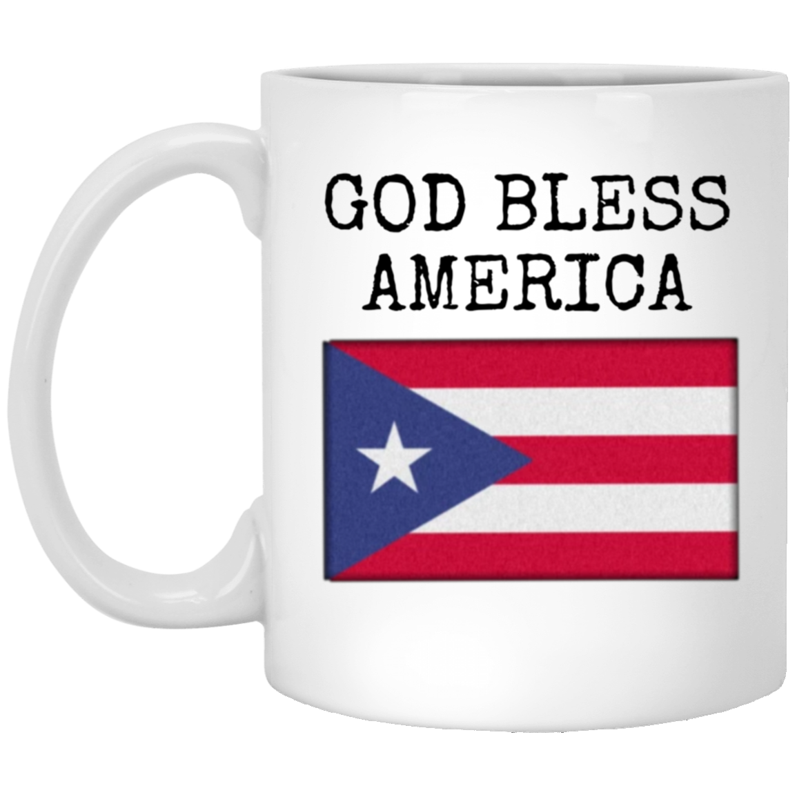 God Bless Puerto Rico Mug