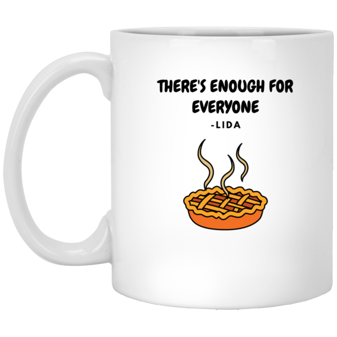 Pie's Big Enough For Everyone Mug