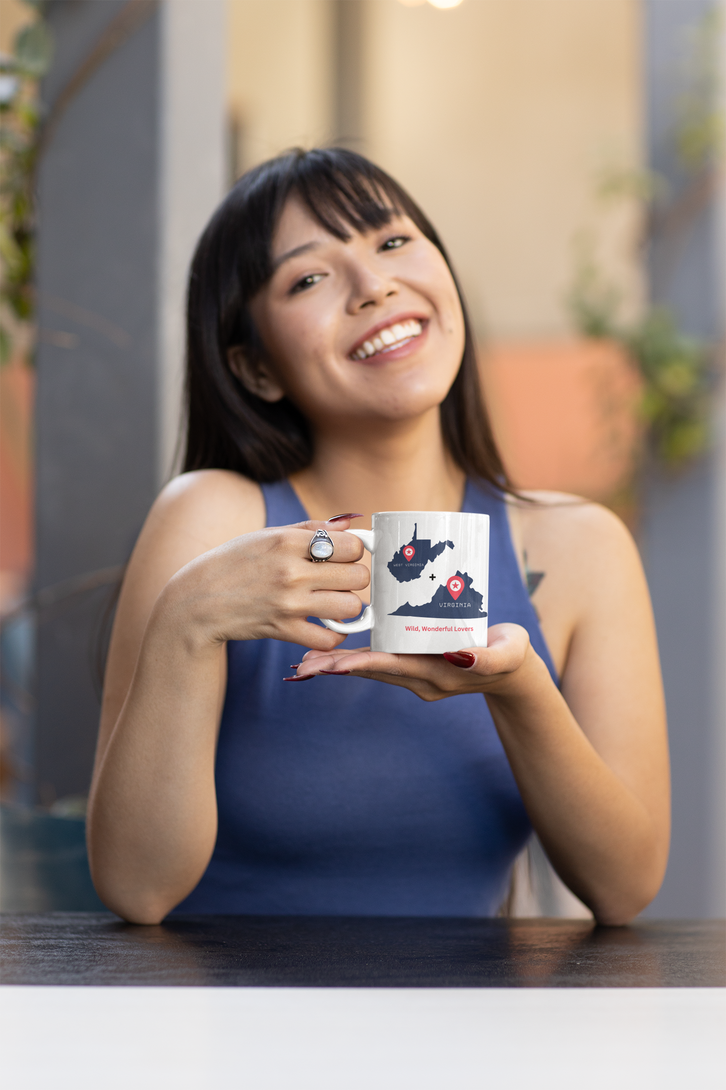 WV + VA Wild, Wonderful, Lovers Mug