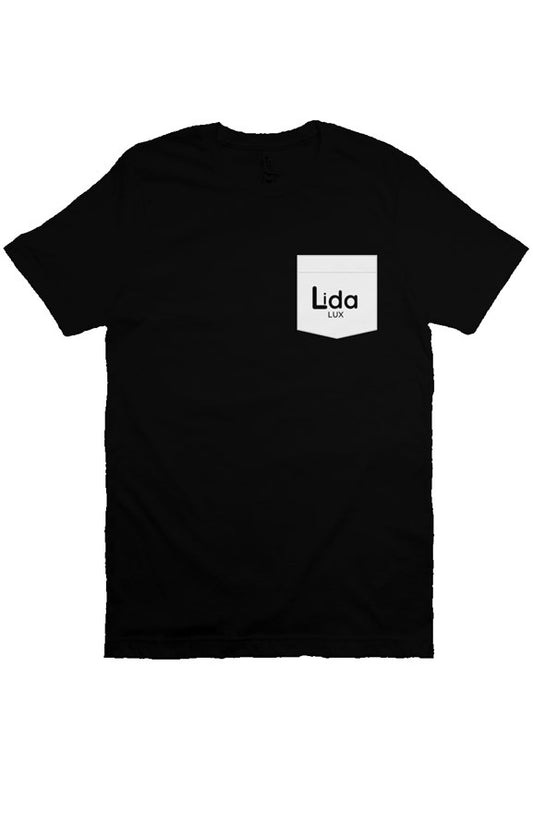 Mens Lida LUX Black w/ White Pocket