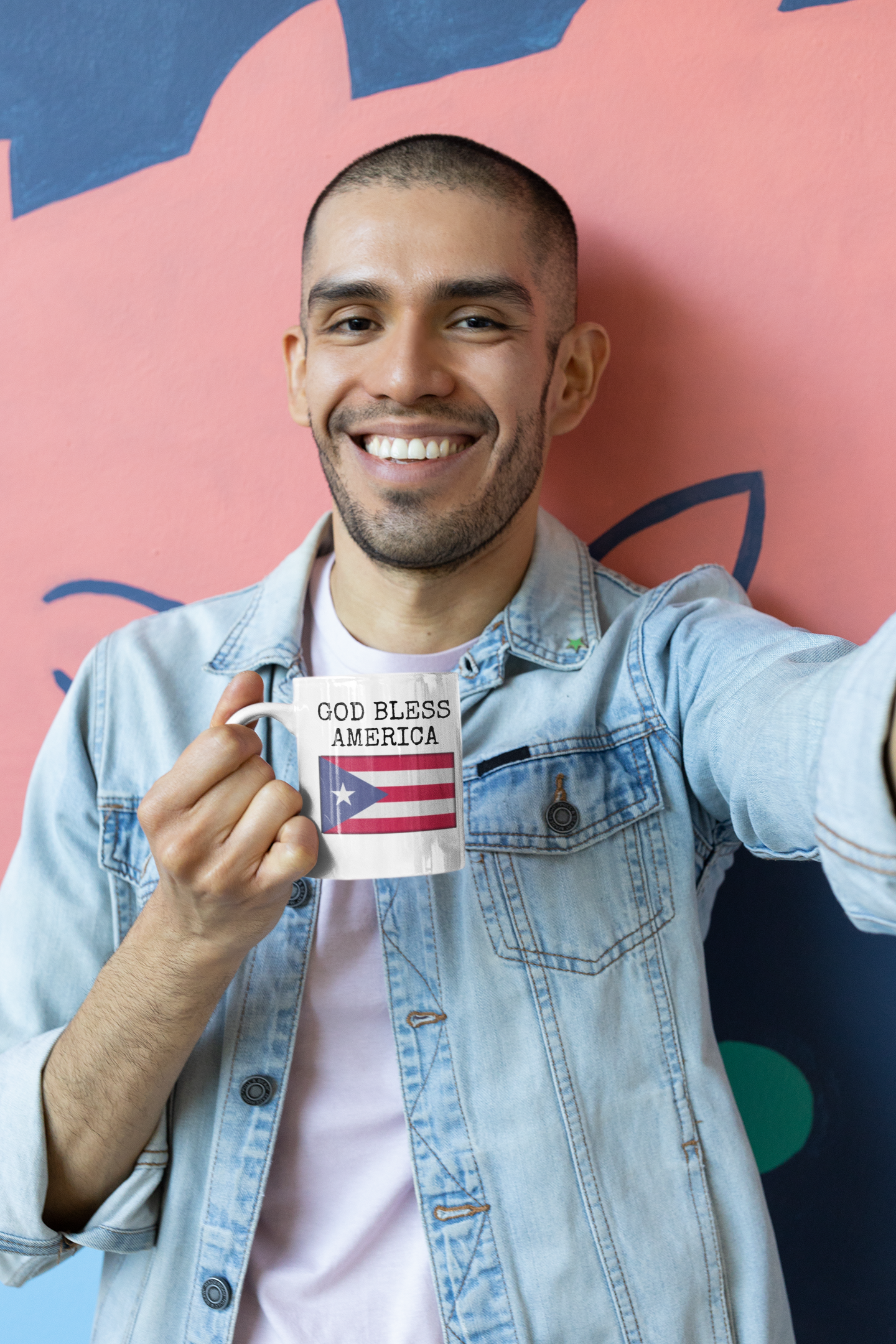 God Bless Puerto Rico Mug